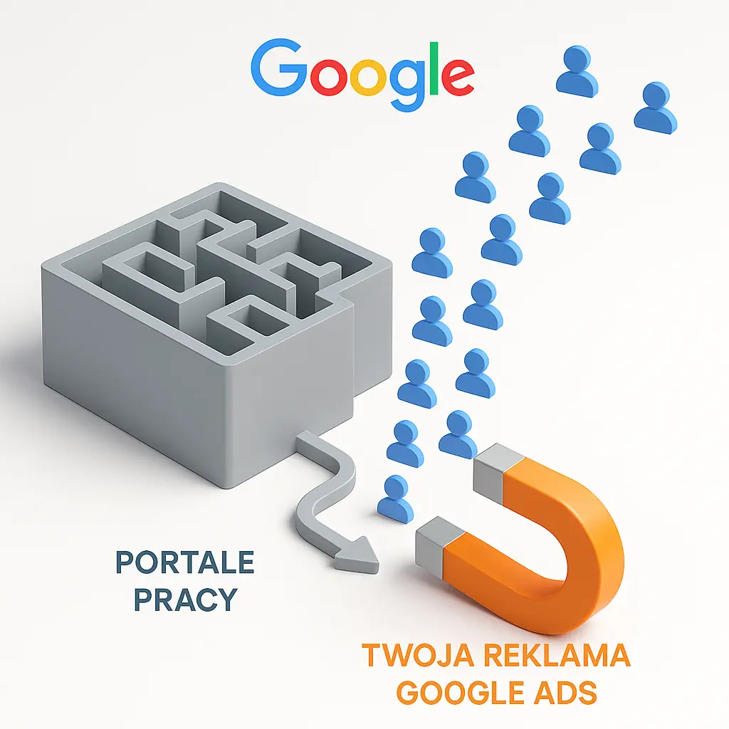 Dlaczego Google Ads jest Skuteczniejsze niż Tradycyjny Portal Pracy?